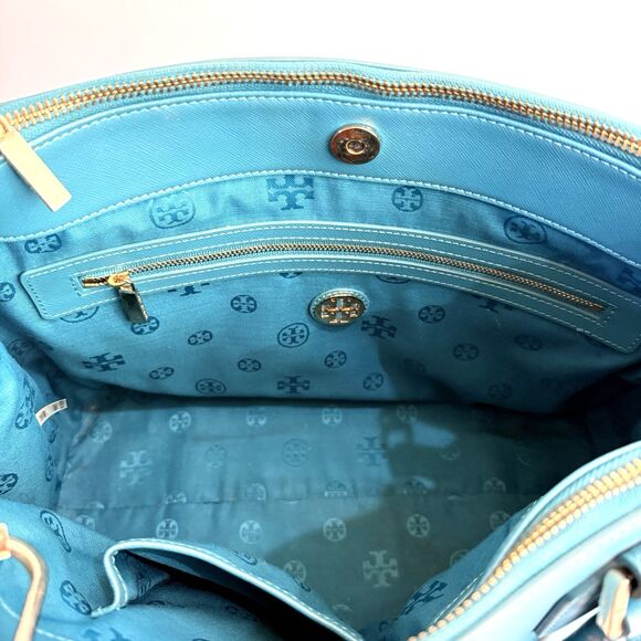 Tory Burch Robinson Double-Zip Tote Saffiano Leather Double-Zip Tote bag READ - Picture 10 of 16